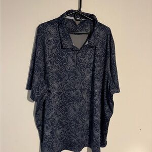 Puma Dark Blue Topographic Men's Shirt